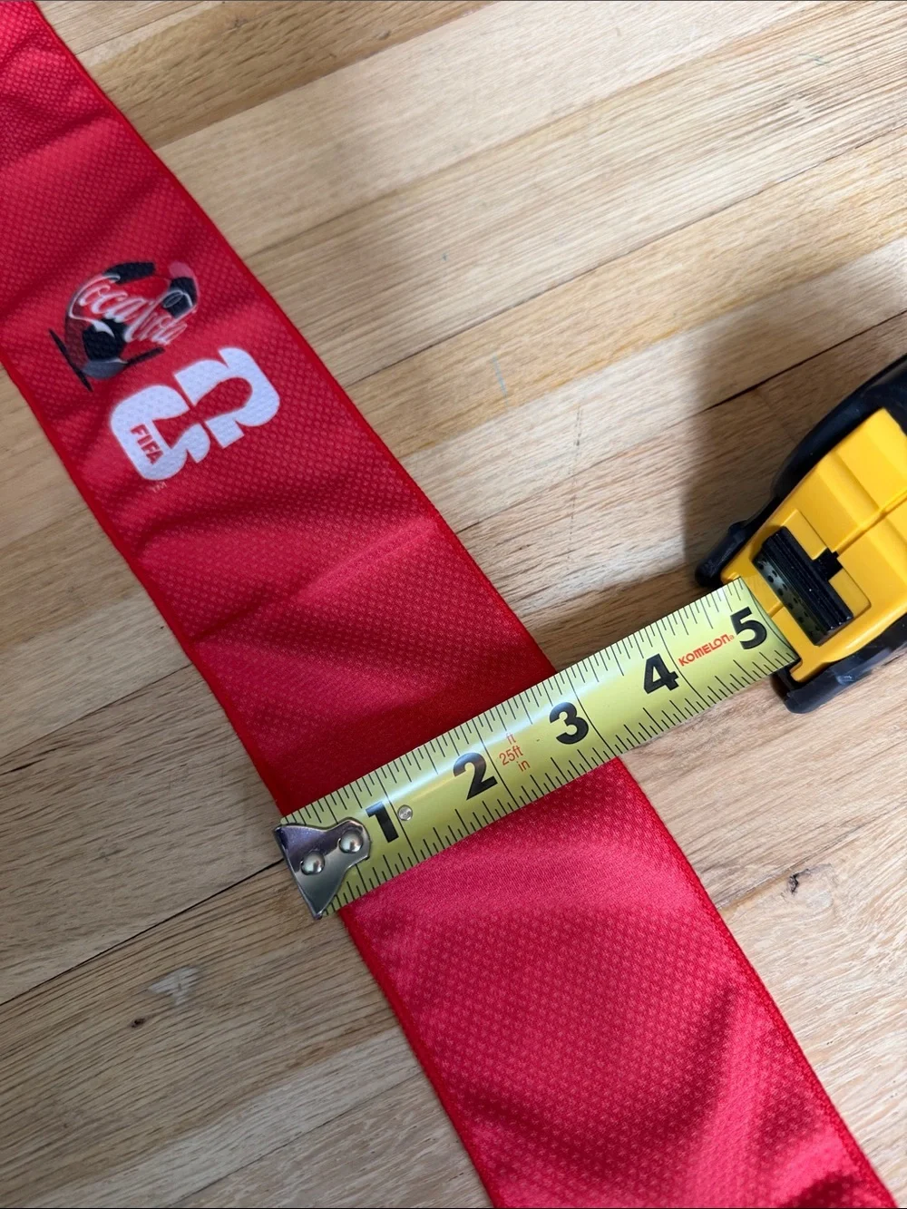 NWT Coca Cola Red Headband with FIFA World Cup Graphic ⚽️🥅🏆